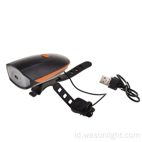 Multifungsi 140dB speaker tanduk Waterproof Ultra Bright Mountain LED untuk Sepeda Isi Ulang Lampu Sepeda Baterai